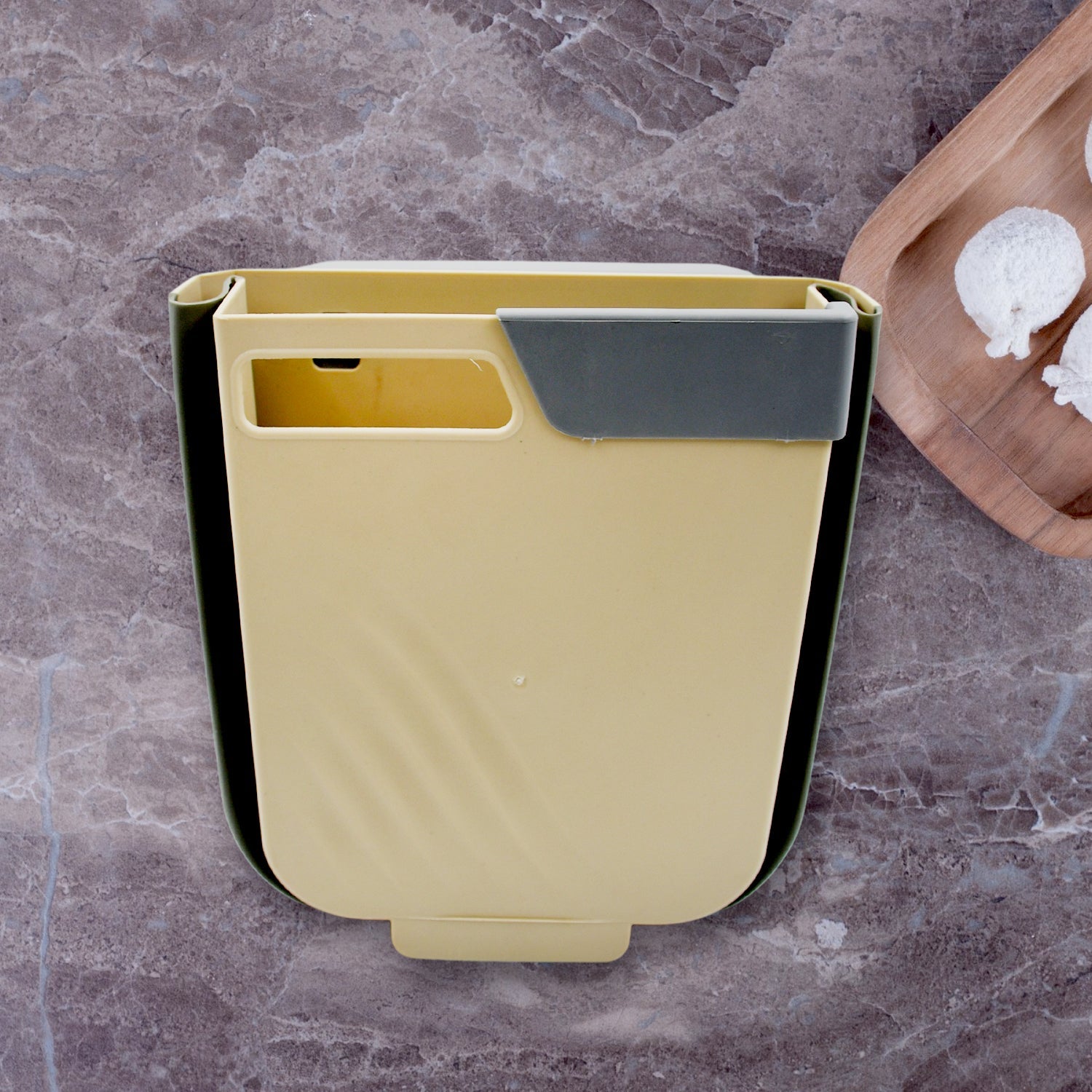 Hanging Trash Can for Kitchen Cabinet Door, Small Collapsible Foldable Waste Bins, Hanging Trash Holder for Bathroom Bedroom Office Car, Portable Hanging Trash Can for Kitchen Cabinet Door, Small Collapsible Foldable Waste Bins, Hanging Trash Holder for Bathroom Bedroom Office Car, Portable